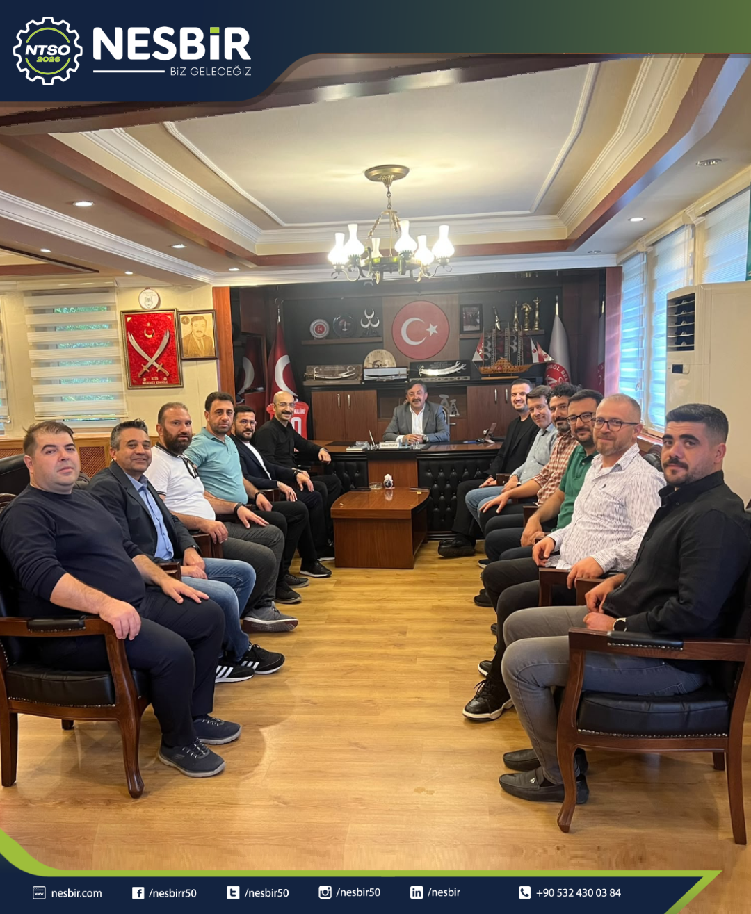 NTSO Başkan Adayı Ertaş’tan Acıgöl Belediye Başkanı EROĞLU’na Ziyaret