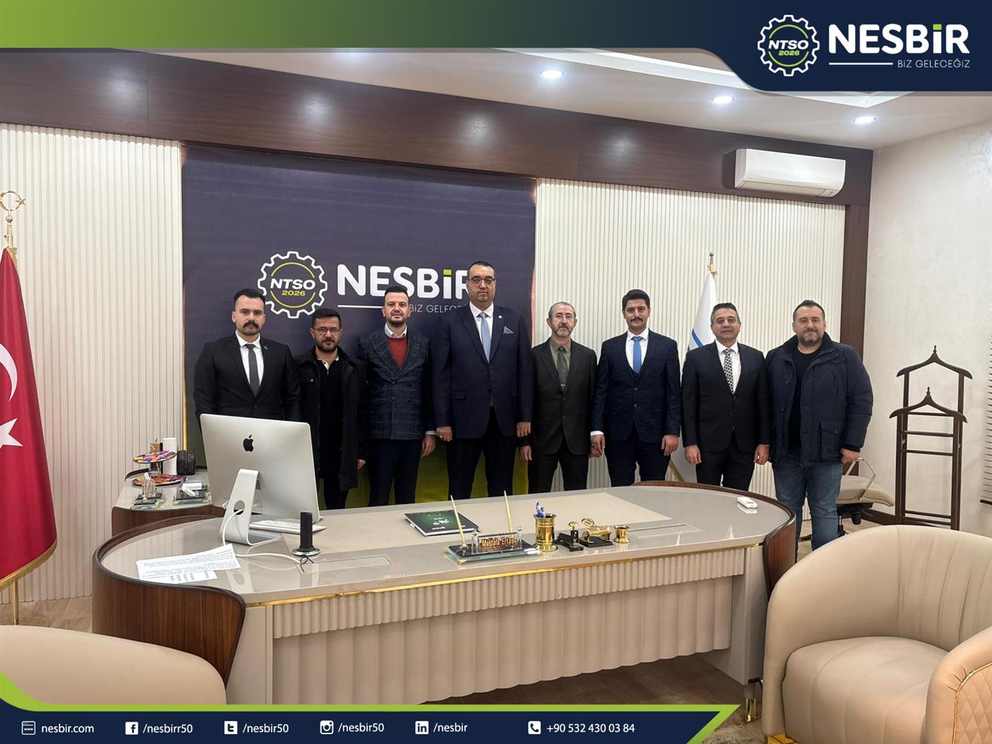 BBP heyetinden NESBİR’e Hayırlı Olsun Ziyareti